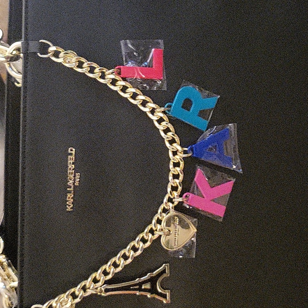 Gorgeous Black Karl Tote Bag ๐SOLD - Picture 2 of 11